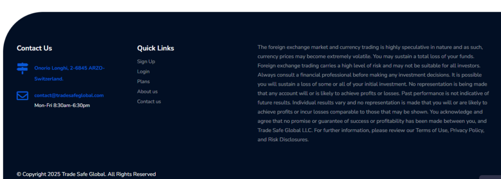 TradeSafeGlobal: The Hidden Risks Behind the Gloss of "Safe Trading"