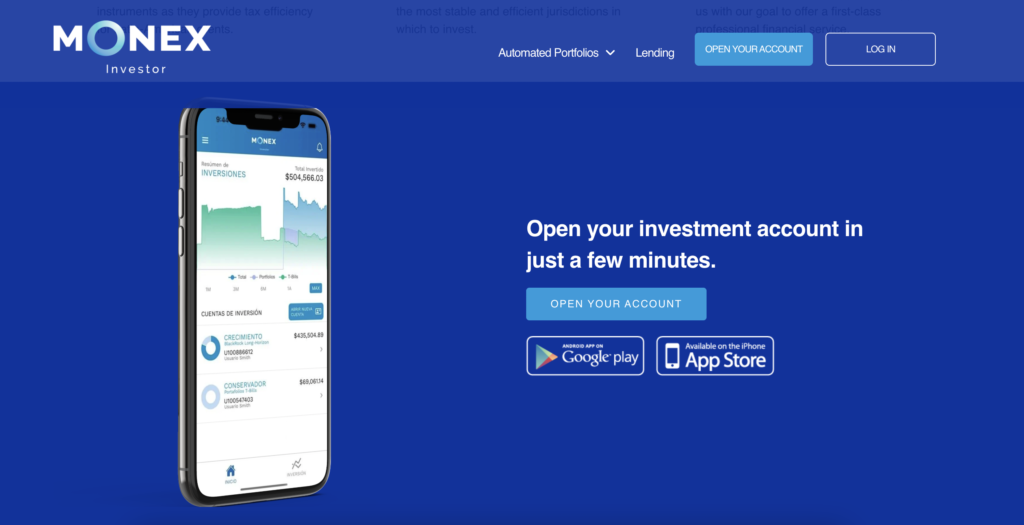 Monex Investor - Open investment account
