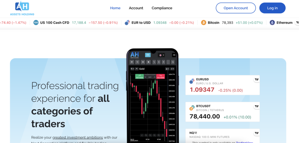 Asetsholding - Website