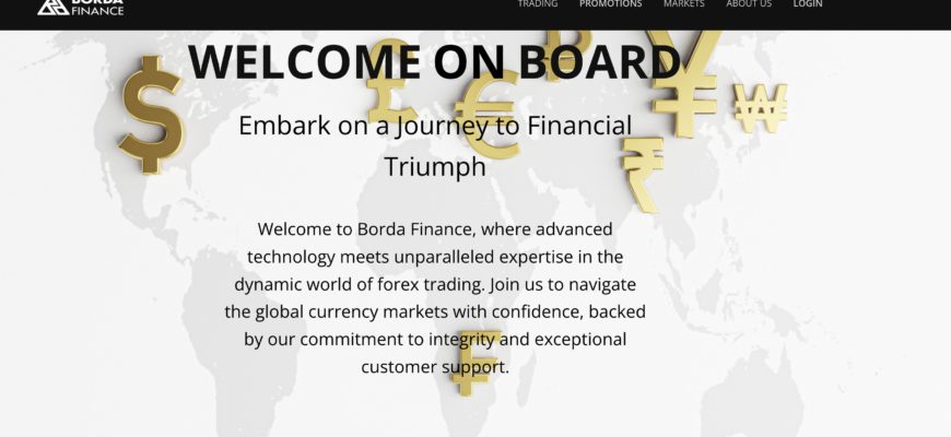 Three Websites Borda Finance, Borda Trader, and DNBApp Part of a Scam Network Operated by Borda Finance