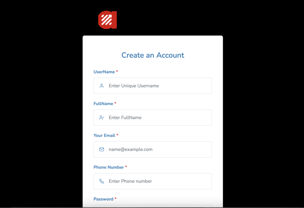 Create an account