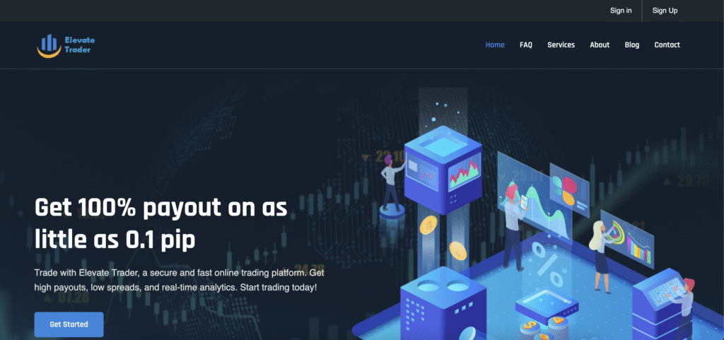 Elevate Trader - Website