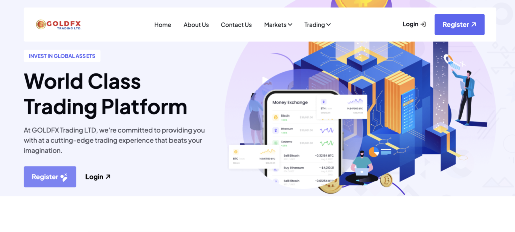 GoldFX Trading Ltd - Website