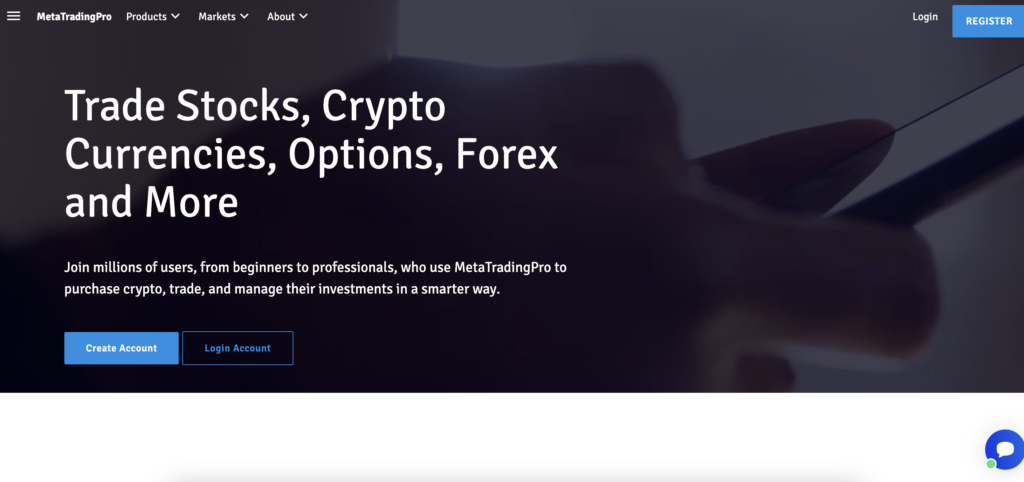 MetaTradingPro - Website
