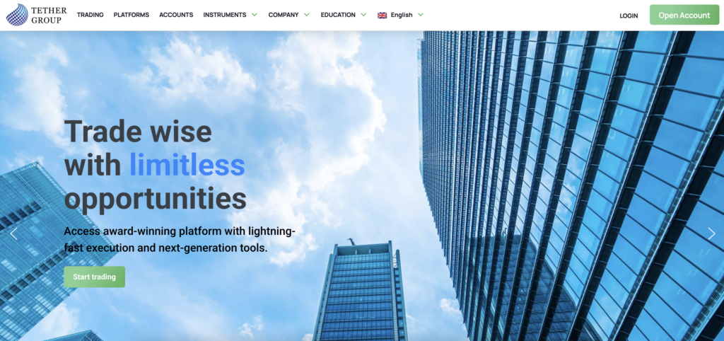 Tether-Group - Website
