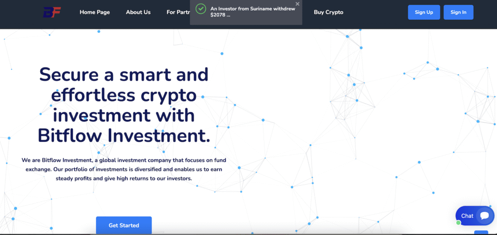 Bitflow Investment - Website