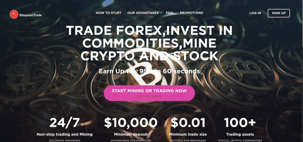 Bitsplash Trade Finance - Website