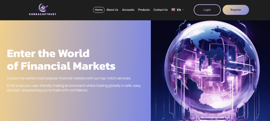 Corra Cap Trust - Website