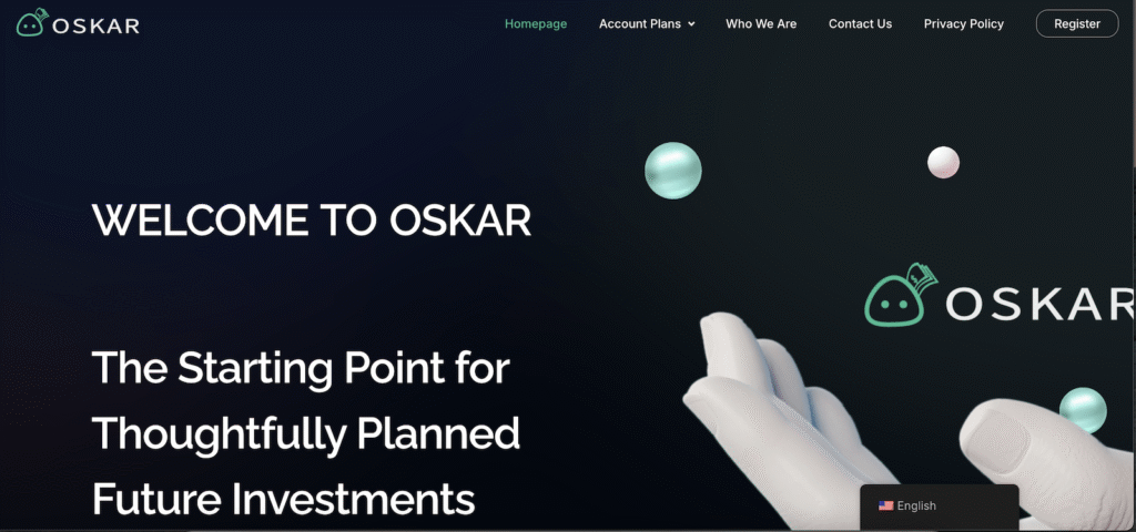 Oskar Finance - Website