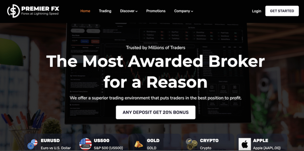 Premier FX Ltd - Website