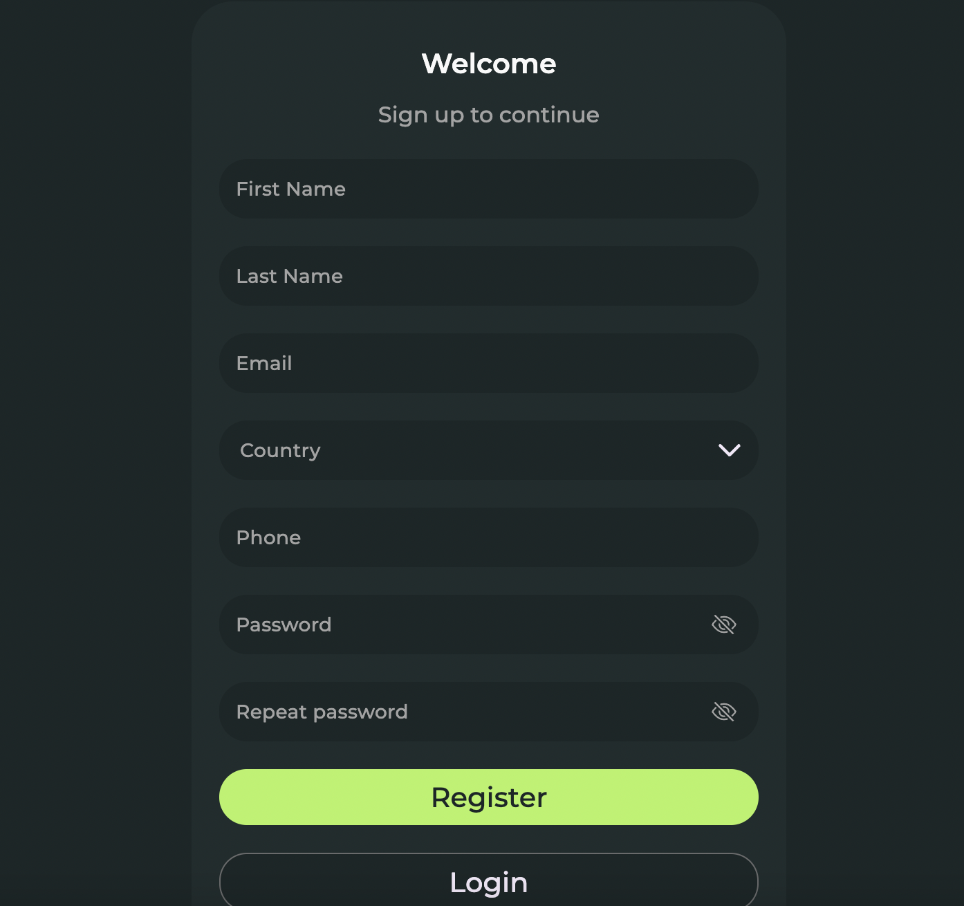 Registration