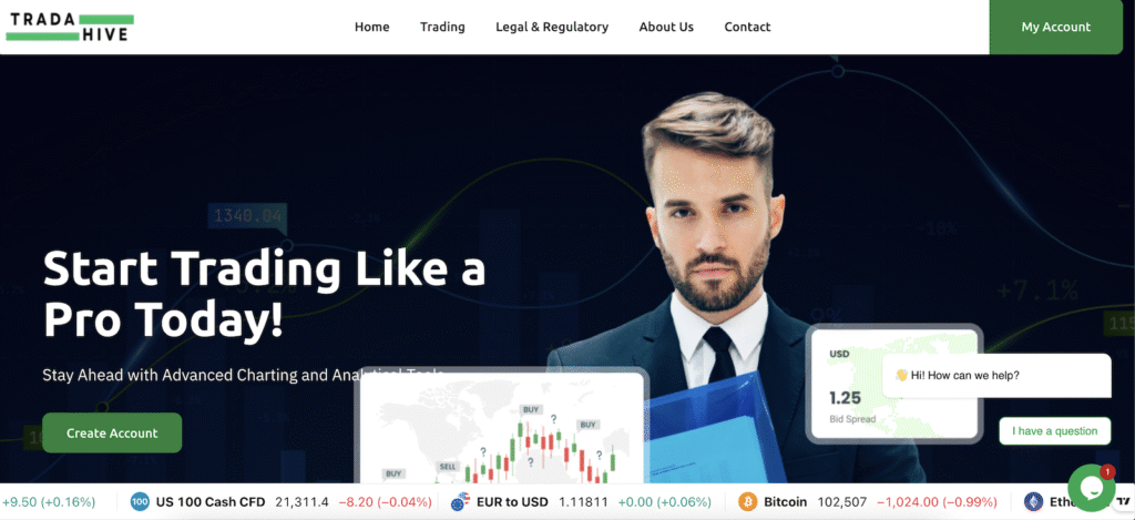 Trada Hive - Website