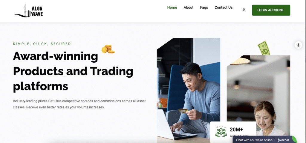 AlgoWaveFX - Website