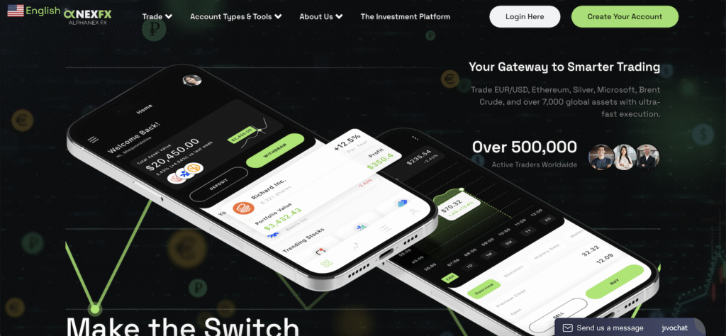 AlphanexFX - Website