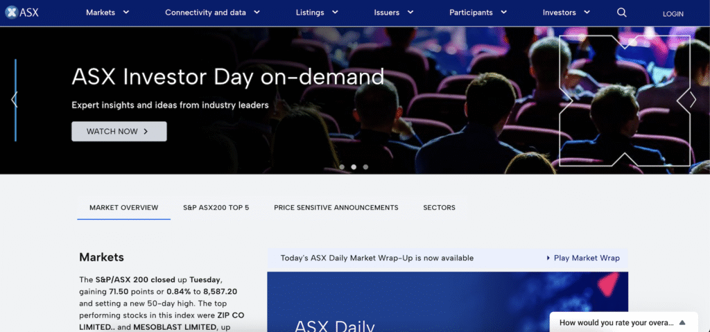 ASX - Website