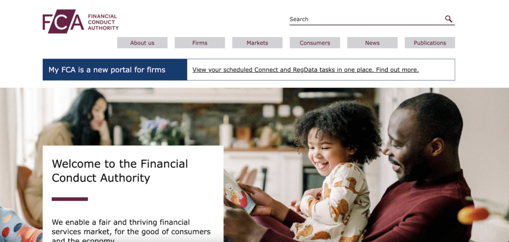 Financial Conduct Authority - Website