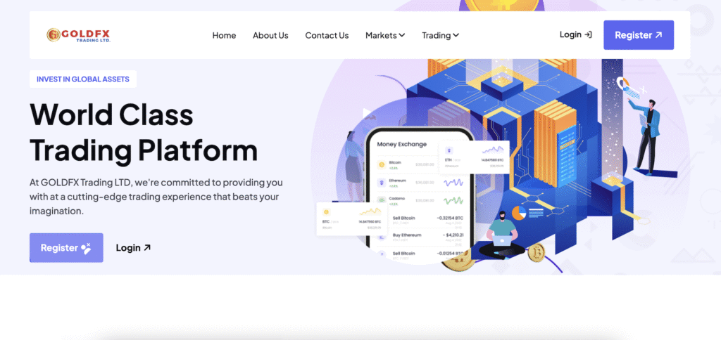 GoldFX Trading Ltd - Website