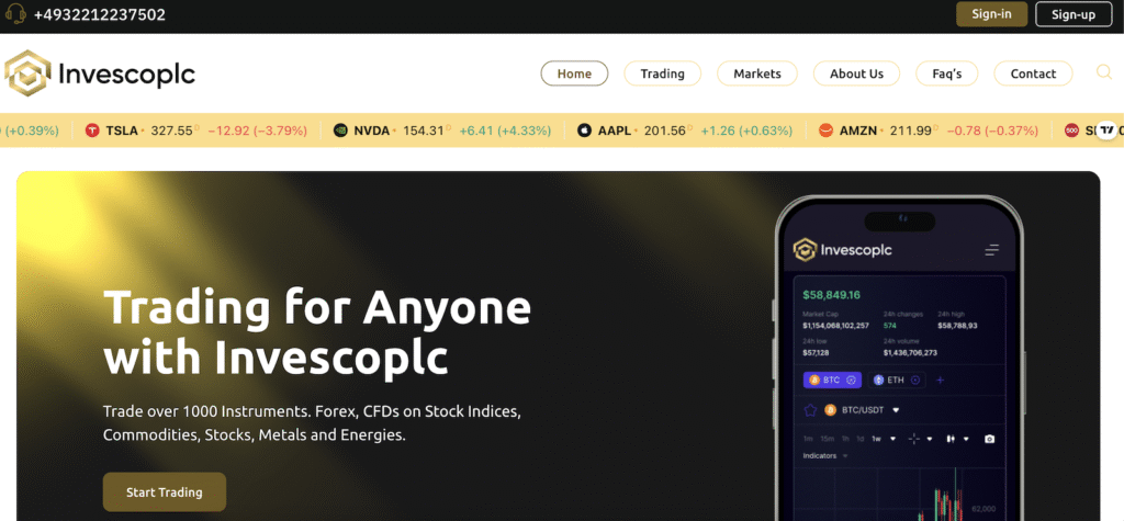 Invescoplc - Website
