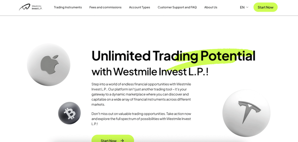 Westmile Invest L.P - Website