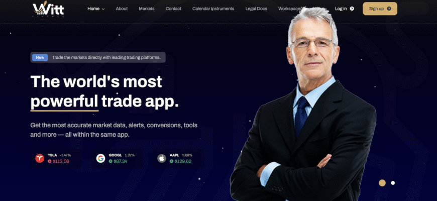 Witt Finance Global - Website