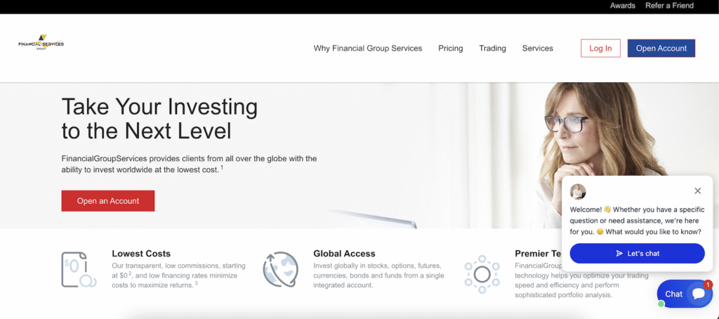 Financial Group Services - Website