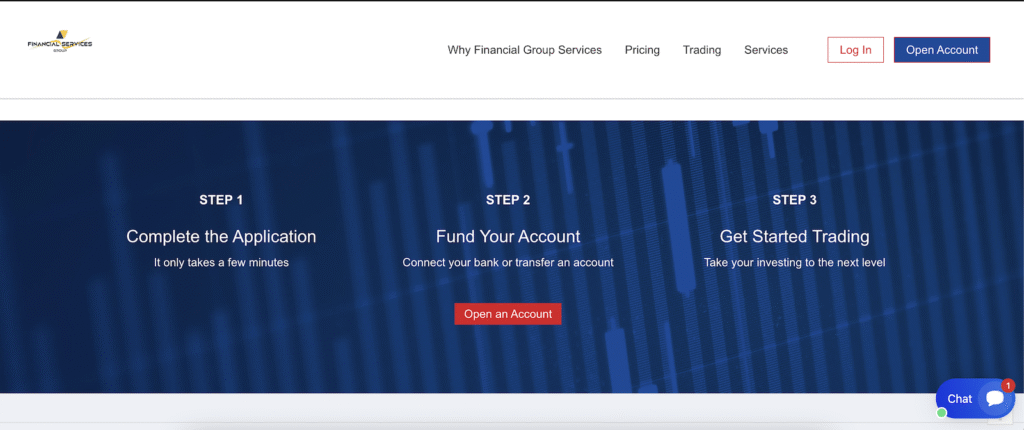 How to open an account