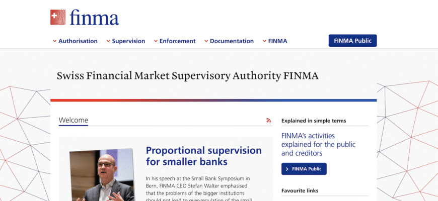 Swiss Financial Market Supervisory Authority - Review