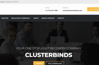 Clusterbinds - glavnaya stranica saita