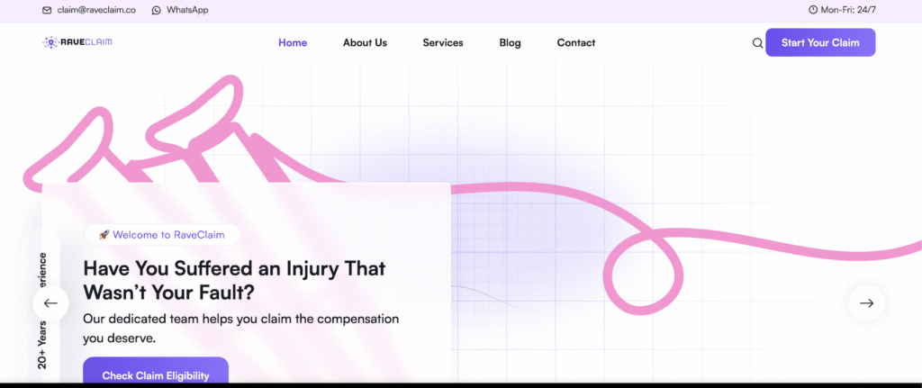 RaveClaim - Website