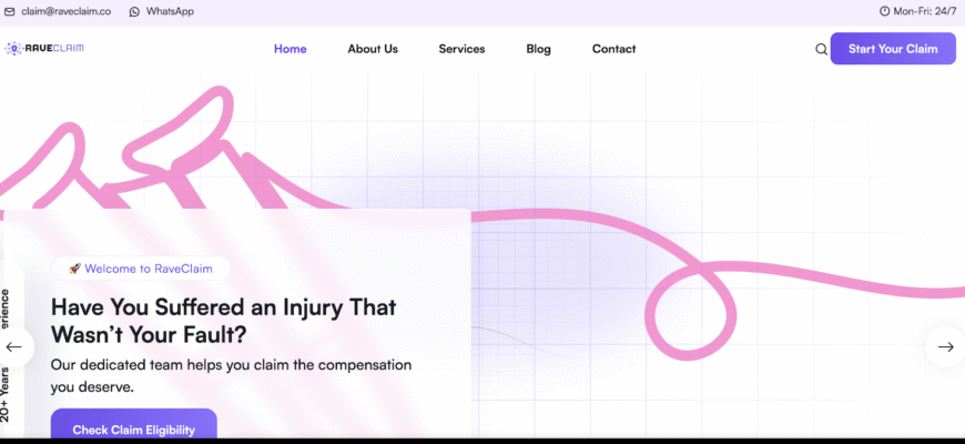 RaveClaim - website