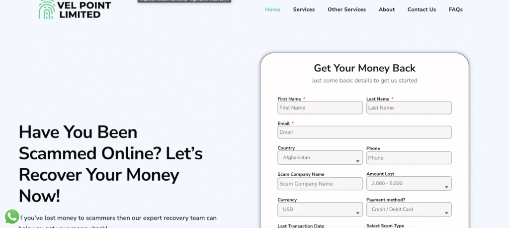 Velpoint.org - website