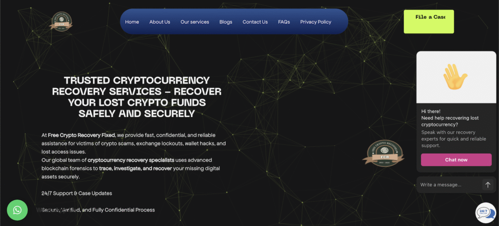 Freecryptorecovery - website