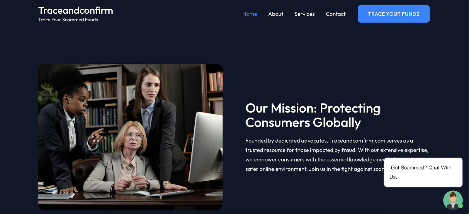 Traceandconfirm - website