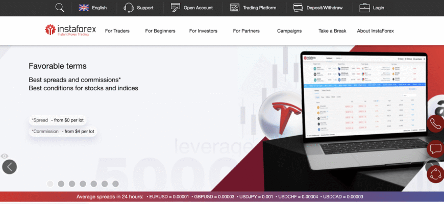 Instaforex - website