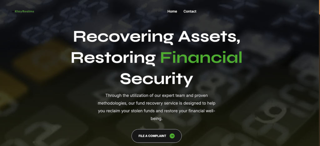 Klayrealms - website