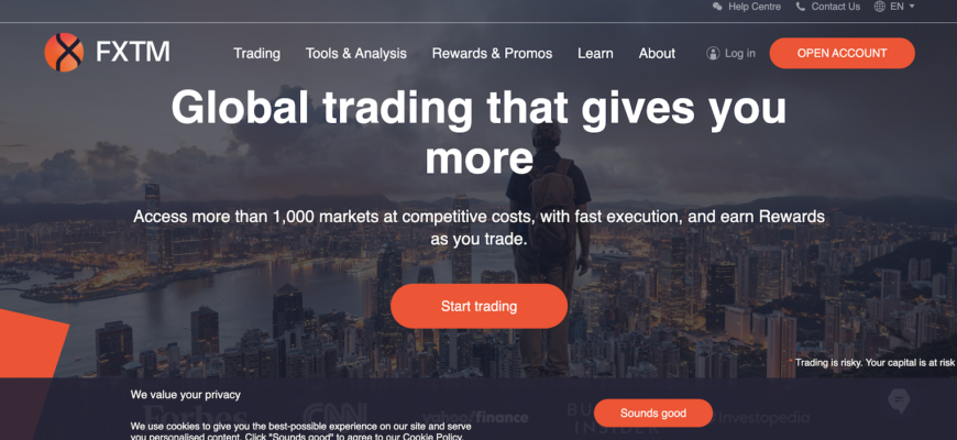 Forextime - website