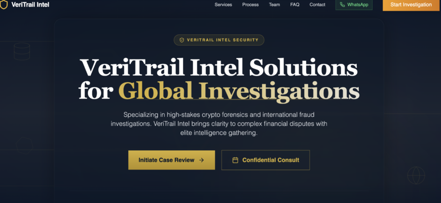 Veritrailintel - website