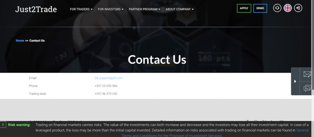 Just2Trade Broker Review and Trading Services Overview