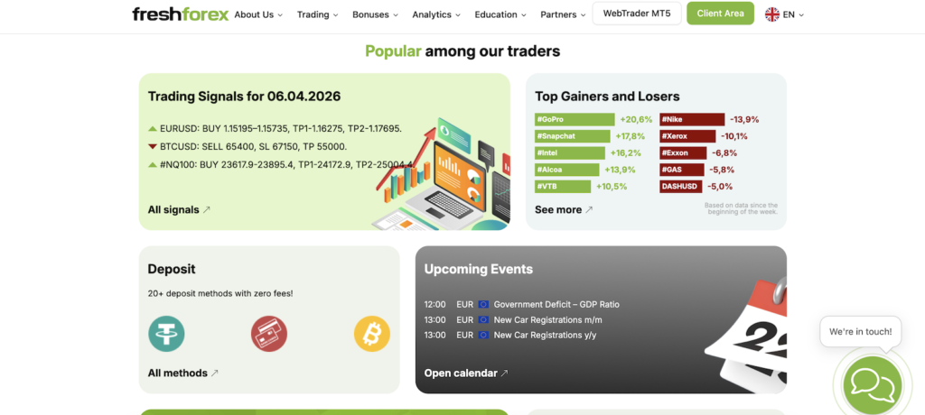 Freshforex Review: Trading Conditions, Features and Experience