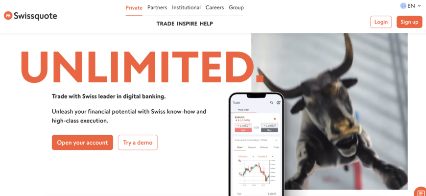 Swissquote - website