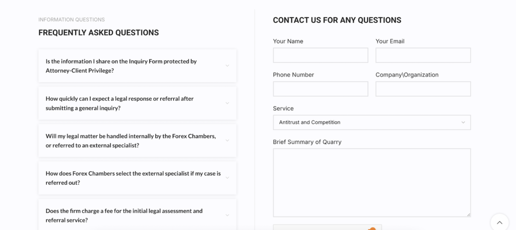 Forexchambers.legal Review: A Critical Look at Services and Risks